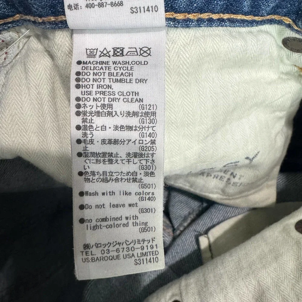 MOUSSY VINTAGE Dells Cropped Boy Skinny Jeans 25 NWOT